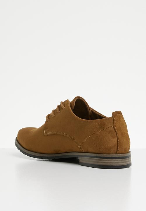 Miss Black - Lace up brogue - tan
