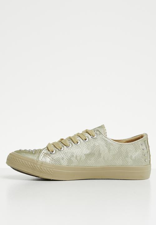 Miss Black - Odette sneaker - gold