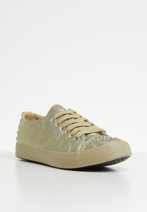Miss Black - Odette sneaker - gold
