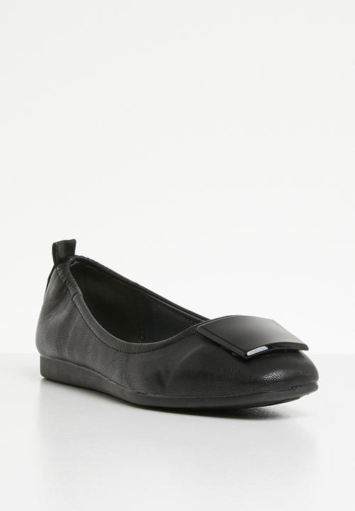 Butterfly Feet - Selby back elastic pump - black