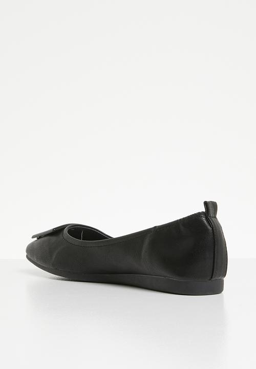 Butterfly Feet - Selby back elastic pump - black