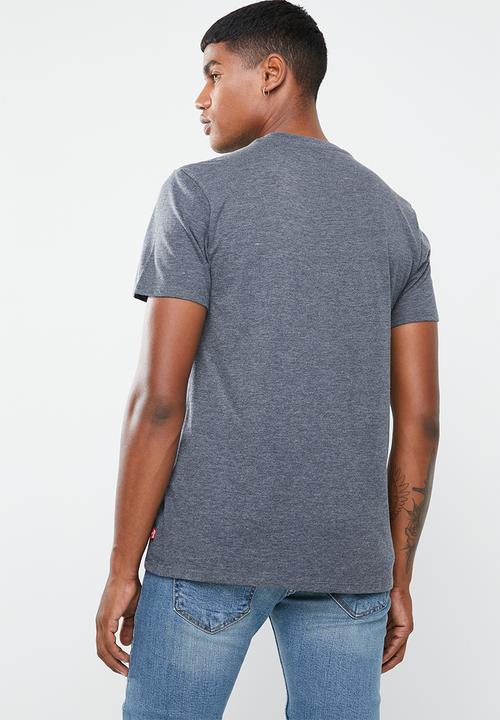 Levi’s® - Housemark graphic tee bw text - blue