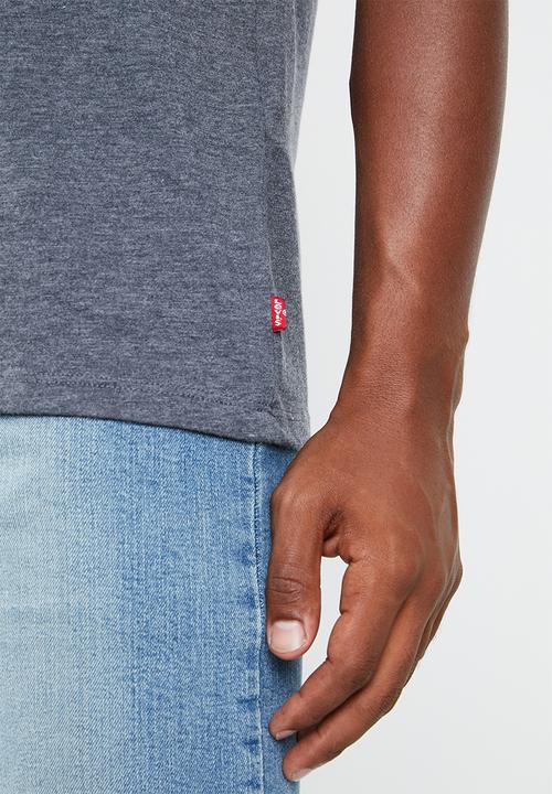 Levi’s® - Housemark graphic tee bw text - blue