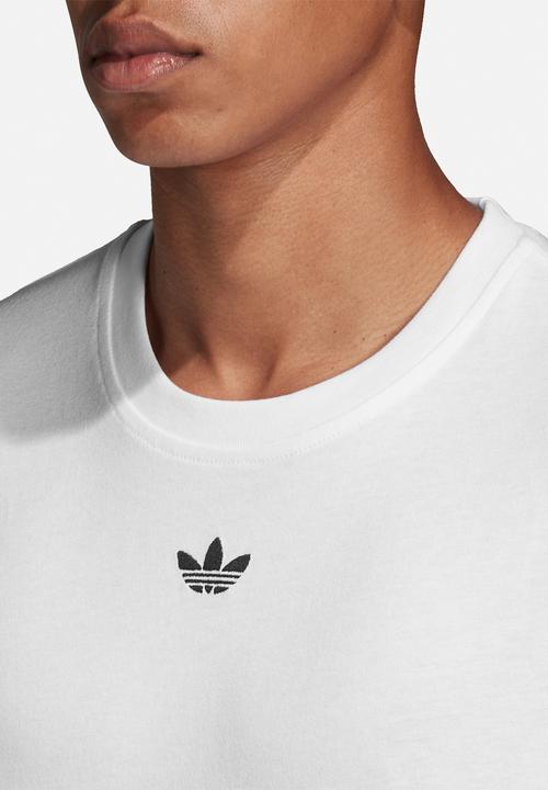 adidas Originals - Outline short sleeve crew tee - white