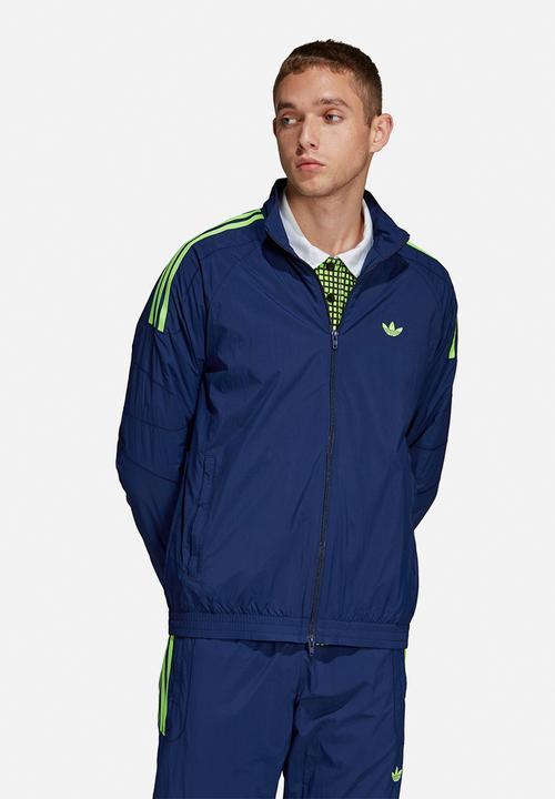 adidas Originals - Flames RK woven track top - blue