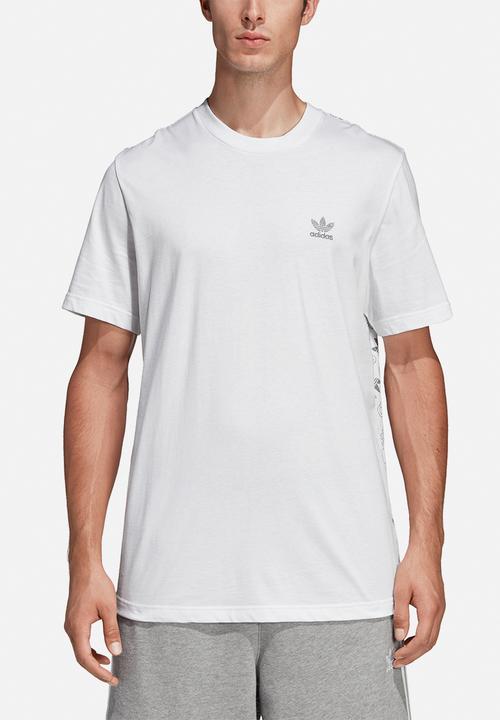 adidas Originals - Monogram short sleeve crew tee - white