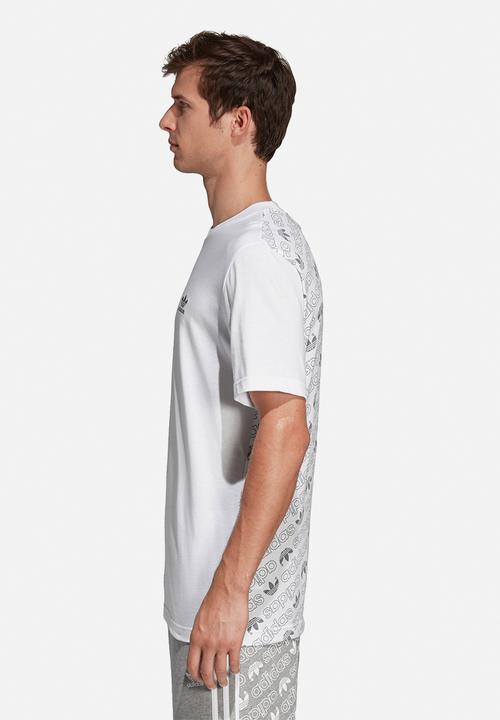 adidas Originals - Monogram short sleeve crew tee - white