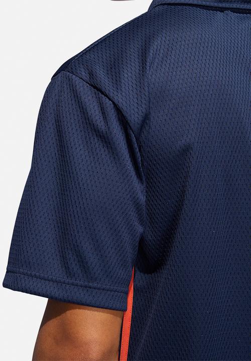 adidas Originals - Mesh polo tee - navy 