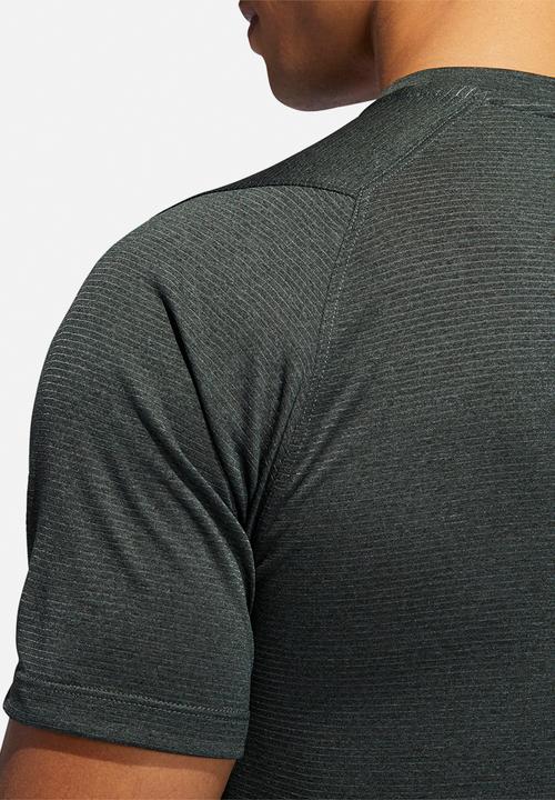 adidas Performance - FL_TEC crew short sleeve top - grey