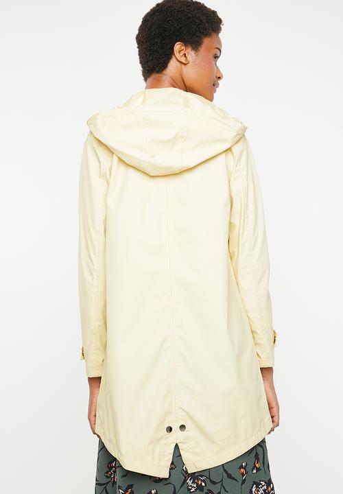 New Look - Longline anorak parker jacket - yellow