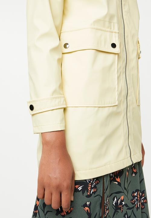 New Look - Longline anorak parker jacket - yellow