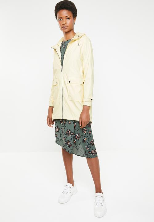 New Look - Longline anorak parker jacket - yellow