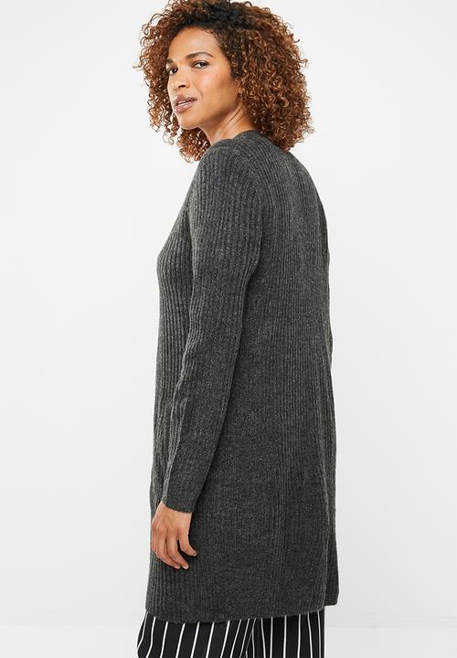edit - Longer length cardigan - grey