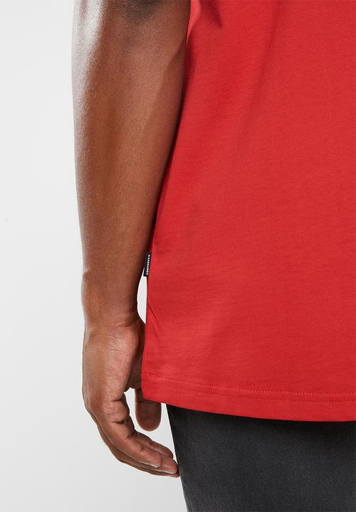 Converse - Lined star chevron tee - red 