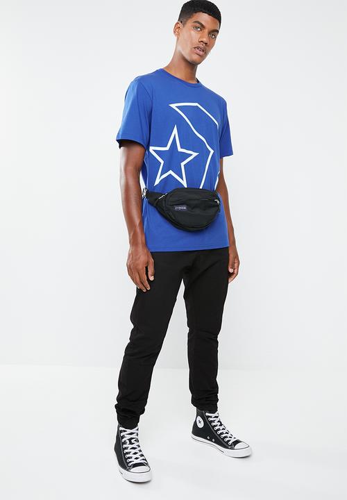 Converse - Tilted star chevron tee - blue