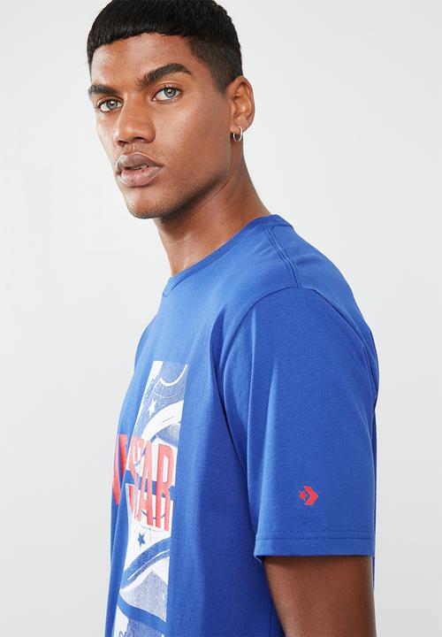 Converse - One star photo tee - blue