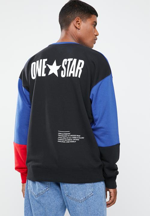 Converse - One star block pack crew neck sweatshirt - multi 