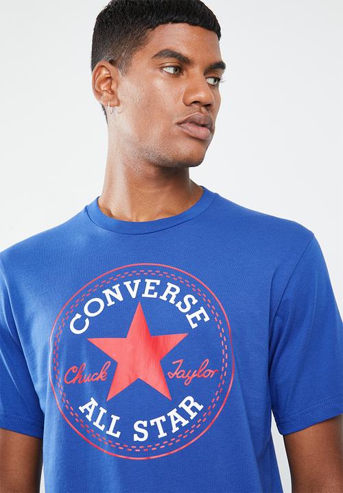 Converse - Chuck patch slim fit tee - blue