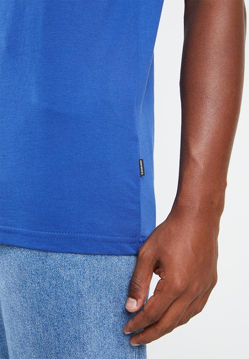 Converse - Chuck patch slim fit tee - blue