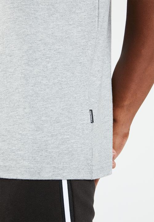 Converse - Collegiate text tee - grey