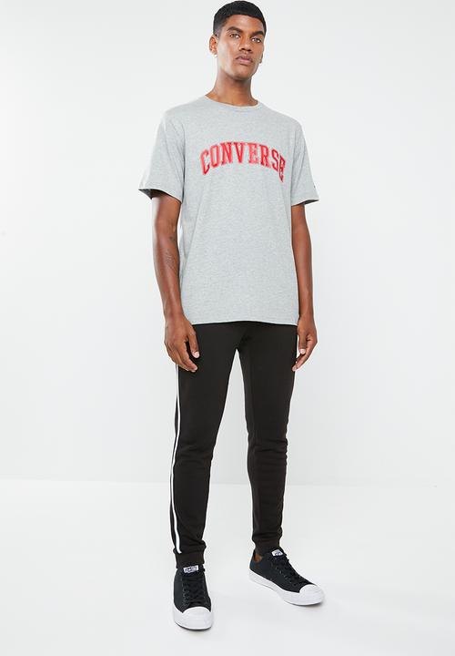 Converse - Collegiate text tee - grey