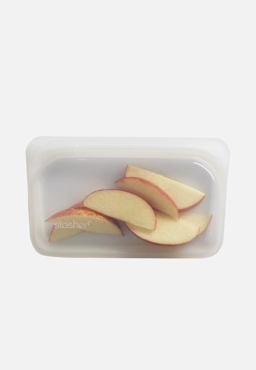 Stasher - Reusable silicon snack bag - clear