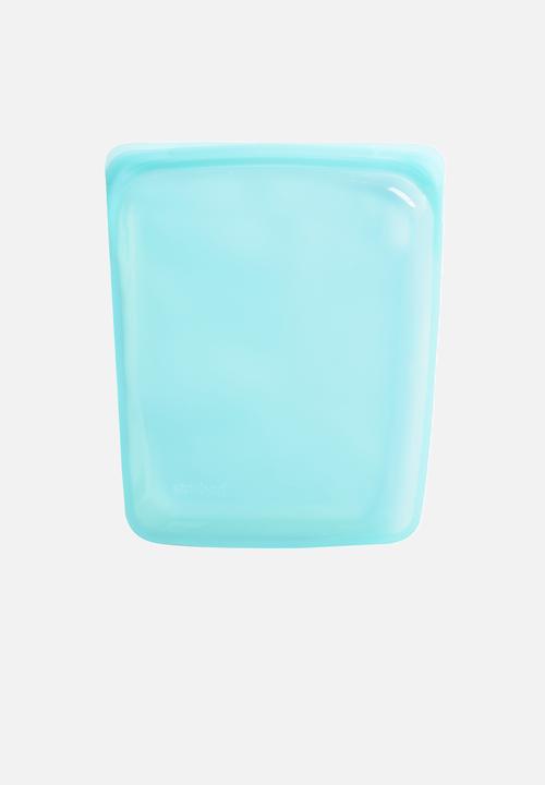Stasher - Reusable silicon storage bag large - aqua