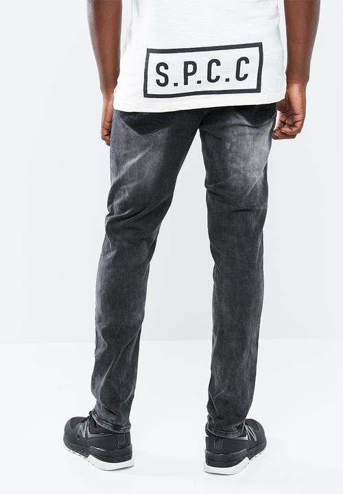 S.P.C.C - Trench denim jeans - black