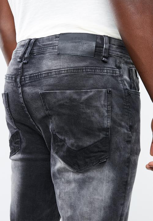 S.P.C.C - Trench denim jeans - black