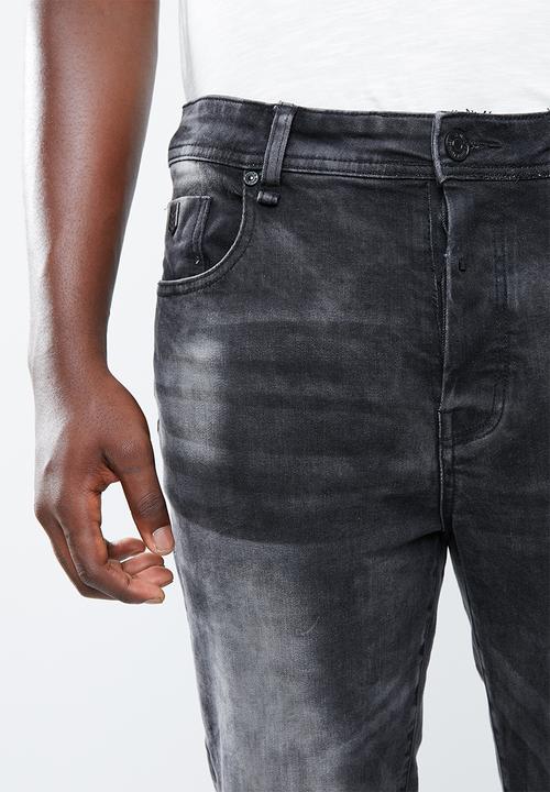 S.P.C.C - Trench denim jeans - black