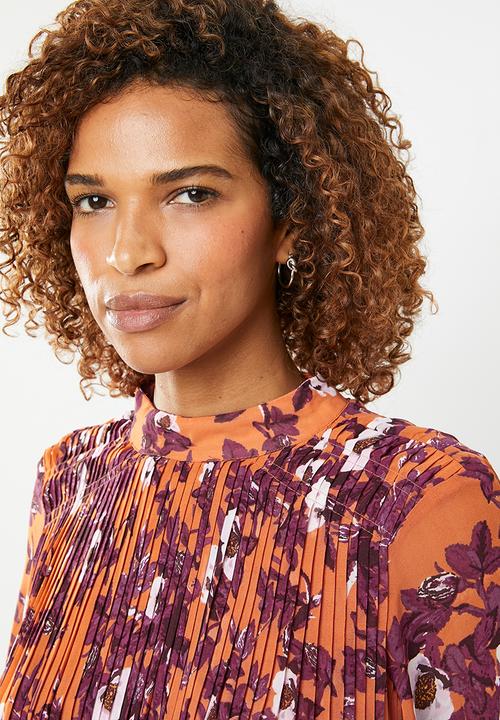Vero Moda - Karen long sleeve short dress - multi