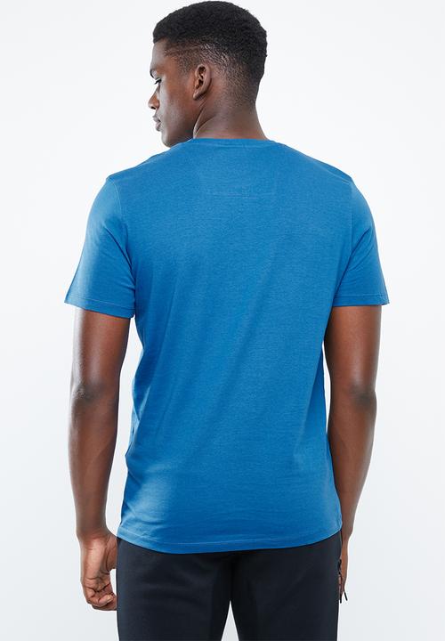 Jack & Jones - Logan short sleeve regular fit tee - blue
