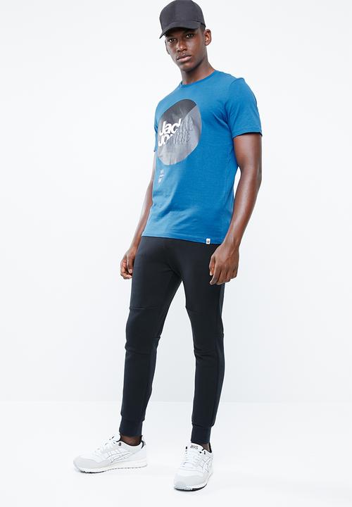 Jack & Jones - Logan short sleeve regular fit tee - blue