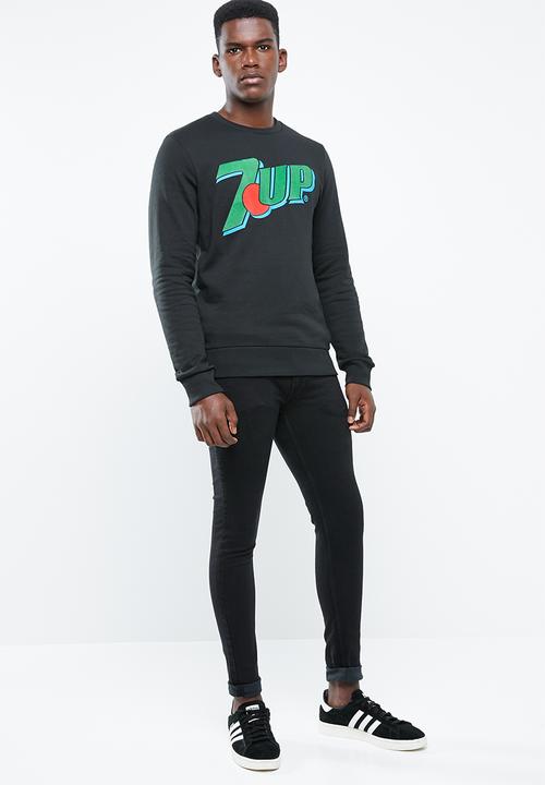 Jack & Jones - Jorpeup sweat crew - black