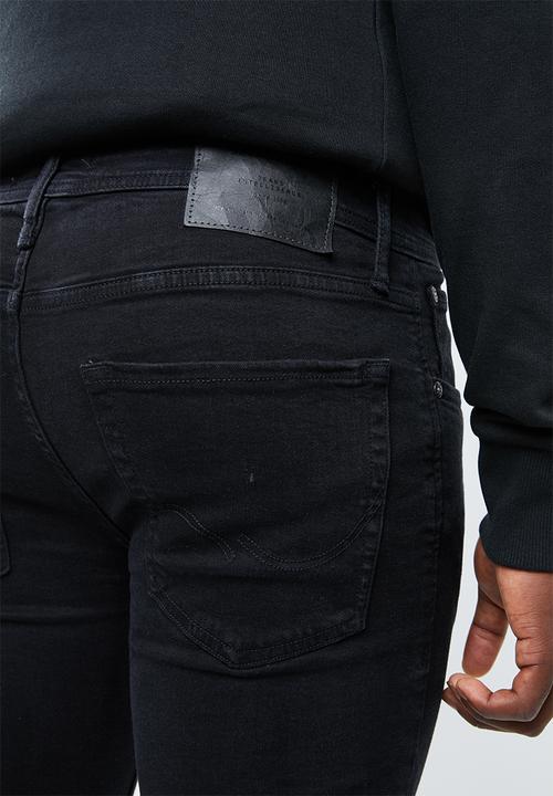 Jack & Jones - Tom skinny fit jeans - black