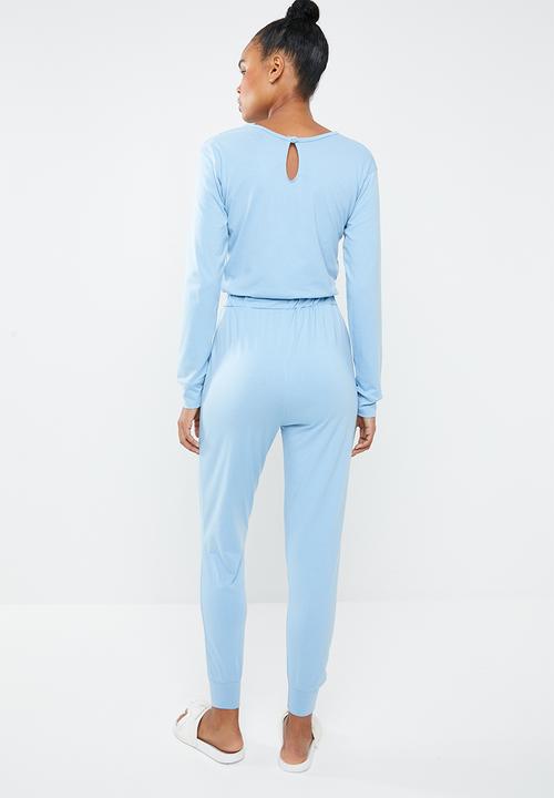 Missguided - Casual loungewear jumpsuit - blue