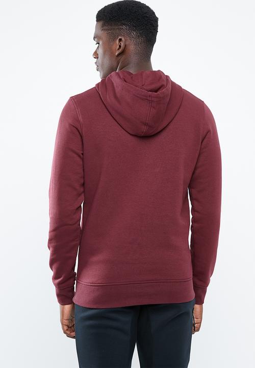 Jack & Jones - Logan sweat hoodie - burgundy