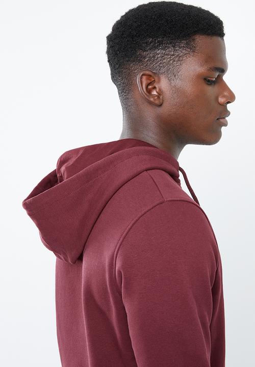 Jack & Jones - Logan sweat hoodie - burgundy