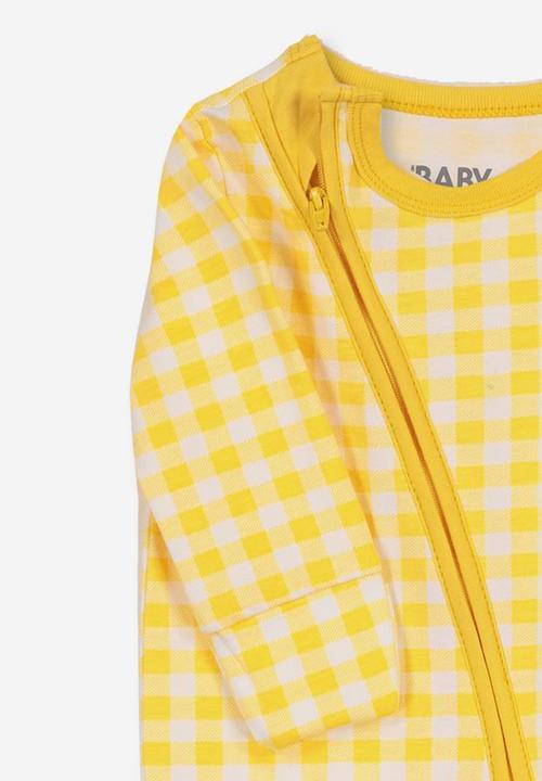 Cotton On - Mini zip through romper - yellow