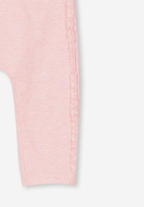 Cotton On - Trixie ruffle legging - pink
