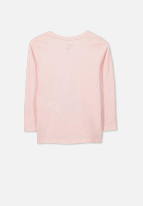 Cotton On - Penelope long sleeve tee - pink