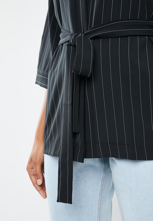 Superbalist - kimono - black & white