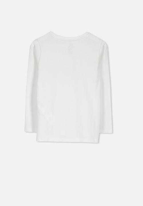 Cotton On - Penelope long sleeve tee - white