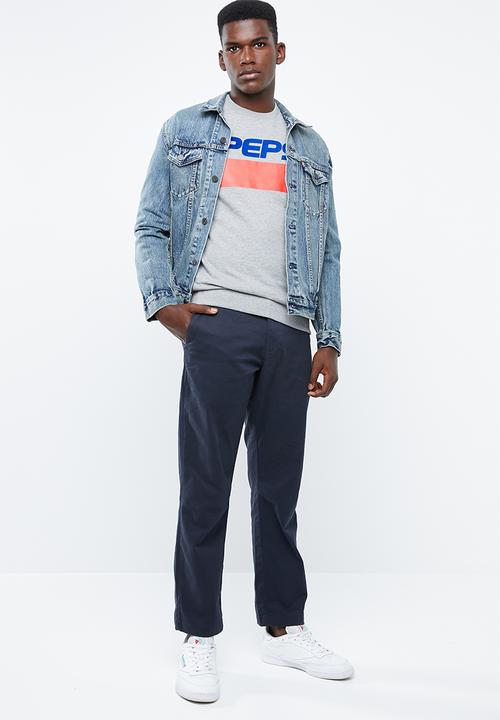 Jack & Jones - Jorpepup sweat crew - grey
