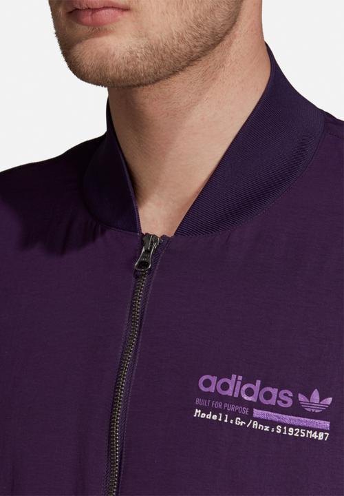adidas Originals - Kaval varsity padded jacket - purple