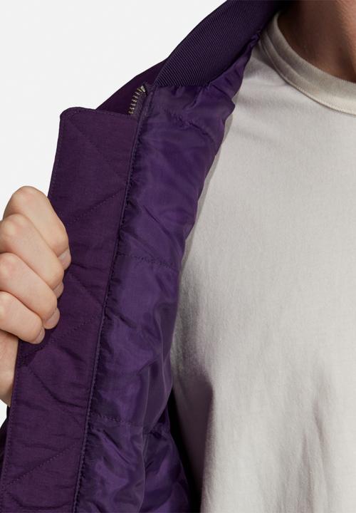 adidas Originals - Kaval varsity padded jacket - purple