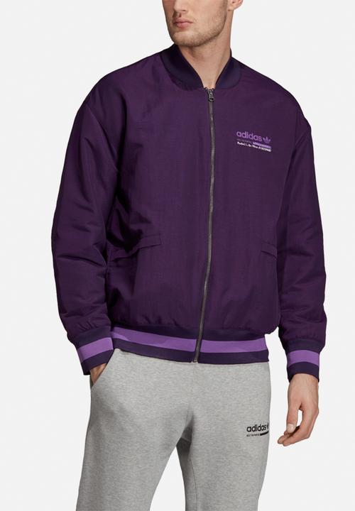 adidas Originals - Kaval varsity padded jacket - purple