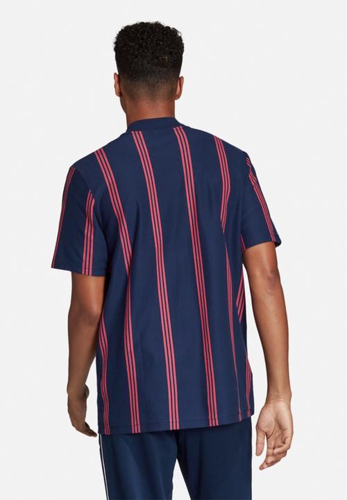adidas Originals - Samstag tee - navy & red