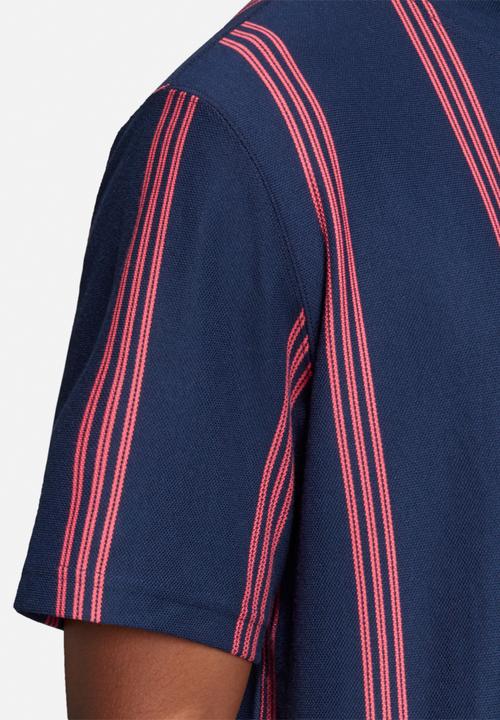 adidas Originals - Samstag tee - navy & red