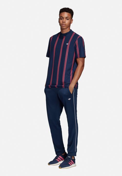 adidas Originals - Samstag tee - navy & red